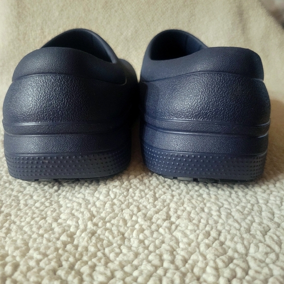 Crocs On The Clock LiteRide™ Navy Work Slip-On - Sz W/10, M/8 - Picture 7 of 9